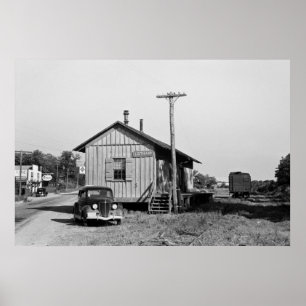 Affiche Gare de Lothair (Maryland), 1937