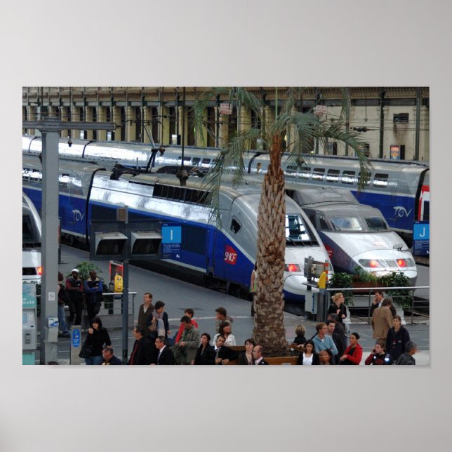 Affiche Gare de Lyon. Paris, France (Devant)