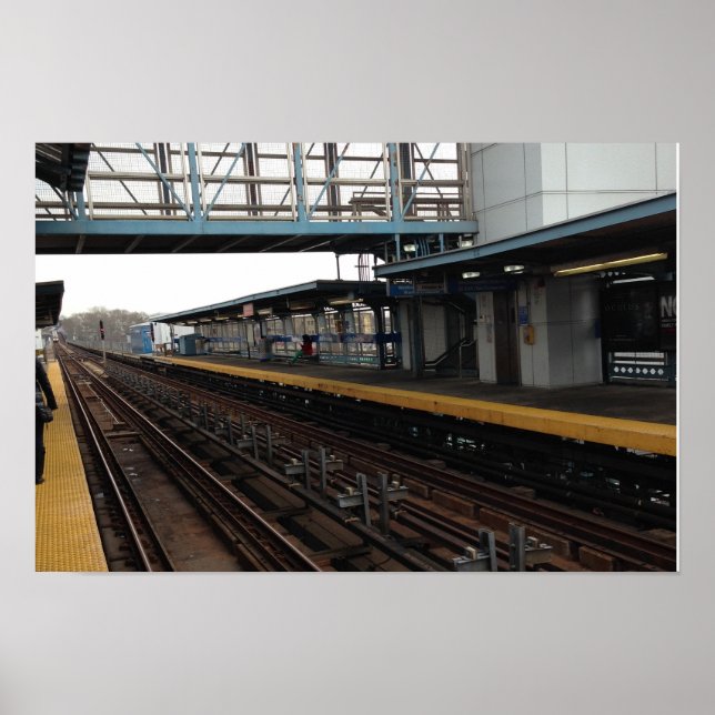 Affiche Gare El de Philadelphie (Devant)
