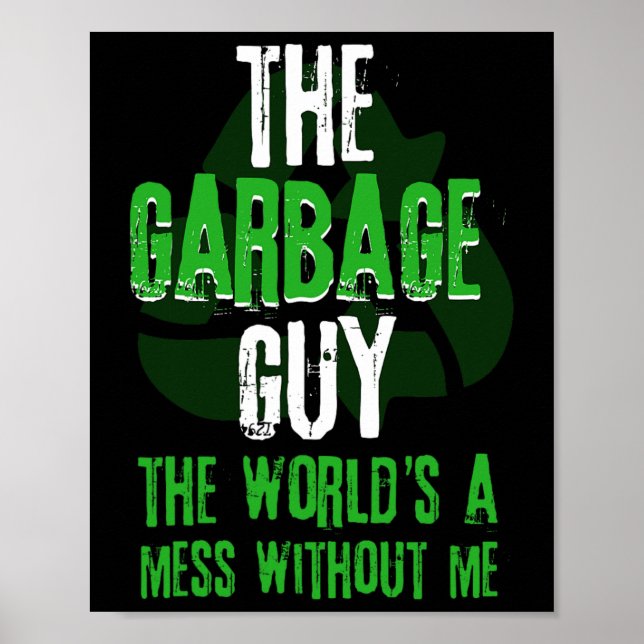 Affiche Garge Camion Recycle Déchets Collector Earth Da (Devant)