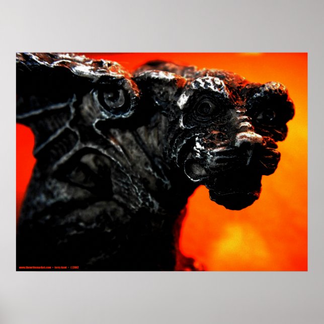 Affiche Gargoyle & Fire (Devant)
