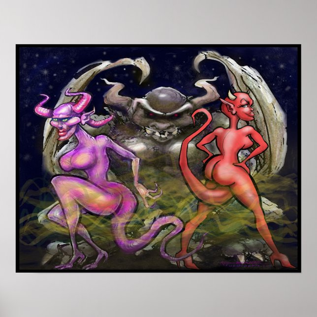 Affiche Gargoyle n Fae foncé (Devant)