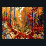 Affiche Garland d'automne, peinture colorée,<br><div class="desc">Garland d'automne,  peinture paysagère populaire de l'artiste canadien Tom Thomson</div>