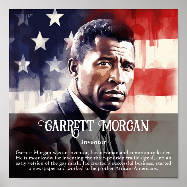 Affiche Garrett Morgan Salle de classe du Mois de l'histoi (Devant)