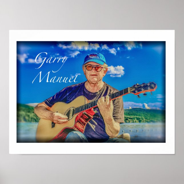 Affiche Garry Manuel - Artiste de chansons Sunflare - Post (Devant)