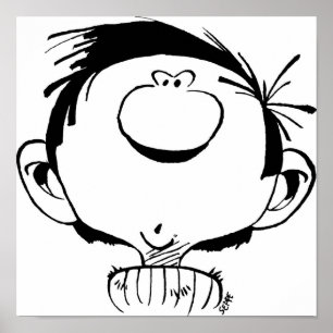 Affiche Gaston Lagaffe Guust Flater Gomer Goof par Seppe M