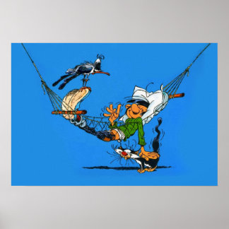 Affiche Gaston lagaffe guust maladresse