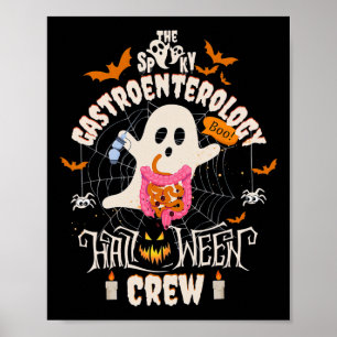 Affiche Gastroentérologie Halloween Crew Endo Tech Gi Gast