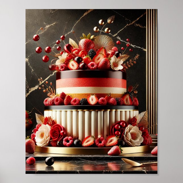 Affiche Gâteau (Devant)