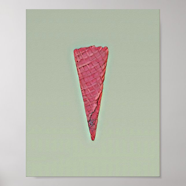 Affiche Gâteau à la crème glacée (Devant)