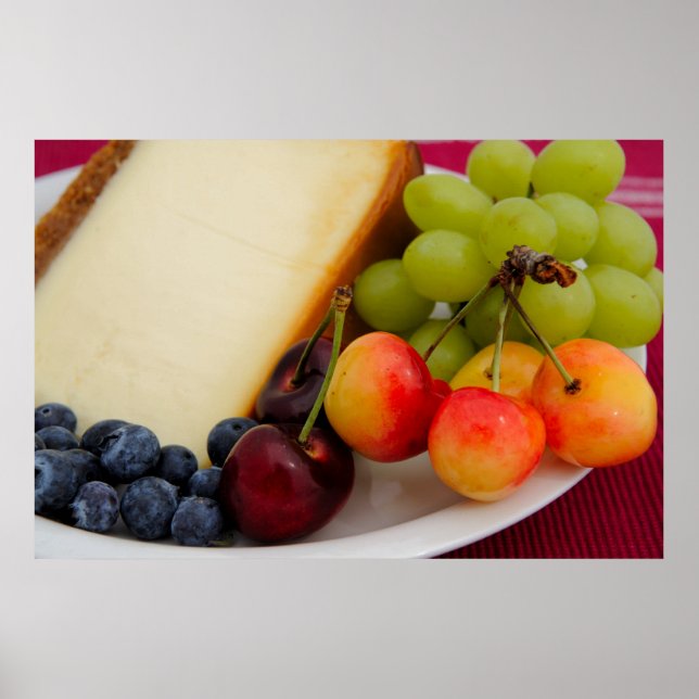 Affiche Gâteau Au Fromage Aux Fruits (Devant)