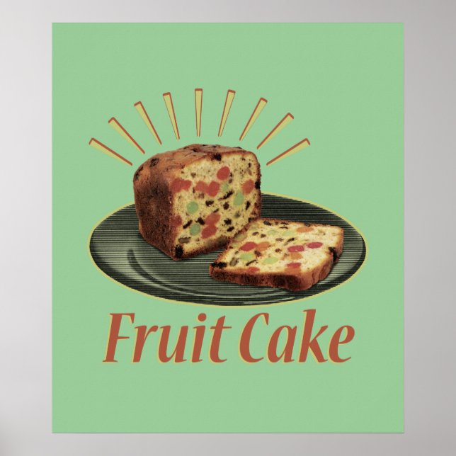 Affiche Gâteau aux fruits (Devant)