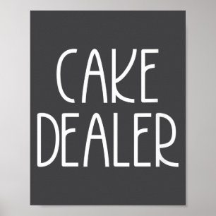 Affiche Gâteau de femmes Er - Citation drôle de Foodie Fea