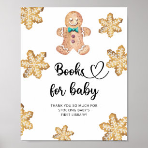 Affiche Gâteau d'épices à l'aquarelle - livres pour bébé