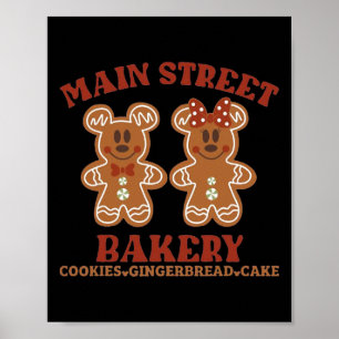 Affiche Gâteau pain d'épice biscuits Main Street Kery Noël