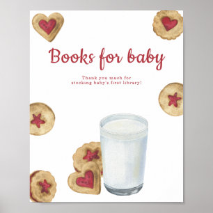 Affiche Gâteaux au lait Fête bébé Livres pour bébé