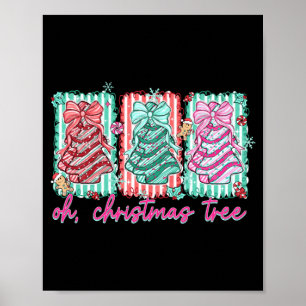 Affiche Gâteaux d'arbre de Noël Debbie Becky Jen Amoureux