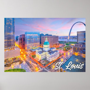 Affiche Gateway Arch National Park, St. Louis, Missouri