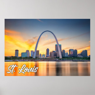 Affiche Gateway Arch, St. Louis, Missouri, USA