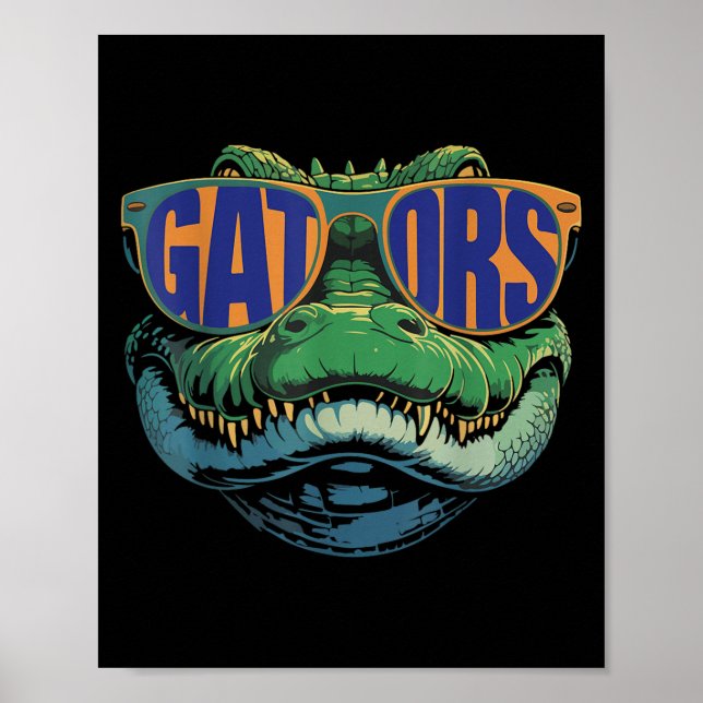 Affiche Gators Nom Retro Vêtements Pour Hommes Femmes Garç (Devant)