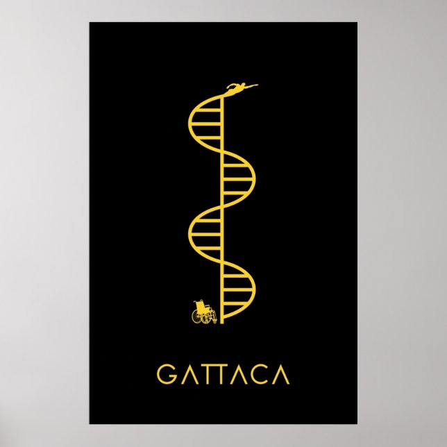 Affiche GATTACA Black (Devant)