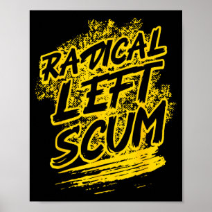 Affiche Gauche radicale citation drôle sarcastique