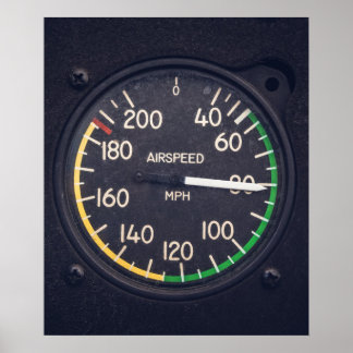 Affiche Gauge de l'Airspeed