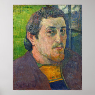 Affiche Gauguin - Autoportrait Dédié À Carriere 1888