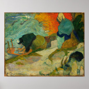 Affiche Gauguin - Femmes-Filles À Arles 1888