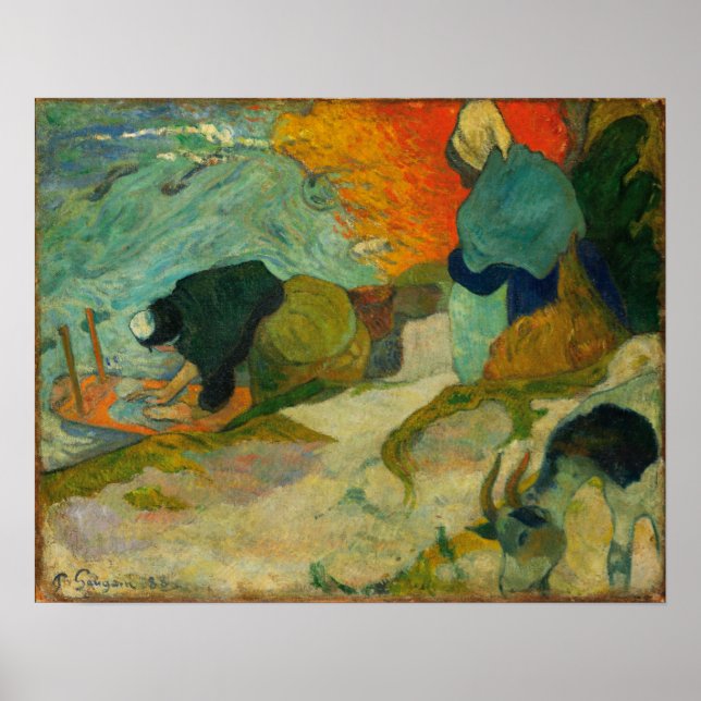 Affiche Gauguin - Filles À Guênes En Arles 1888 (Devant)