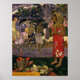 Affiche Gauguin - Ia Orana Maria (Je vous salue Marie) 189