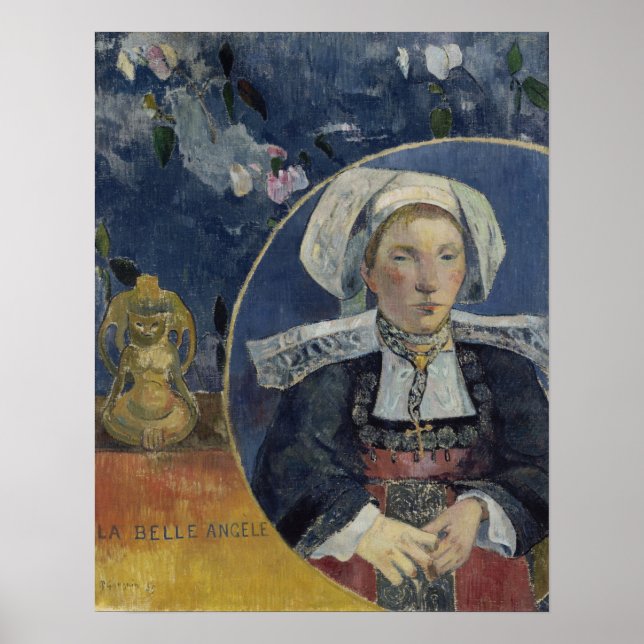 Affiche Gauguin - La Belle Angele 1889 (Devant)