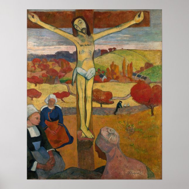 Affiche Gauguin - Le Christ Jaune 1889 (Devant)