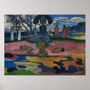 Affiche Gauguin - Mahana No Atua (Jour Des Dieux) 1894