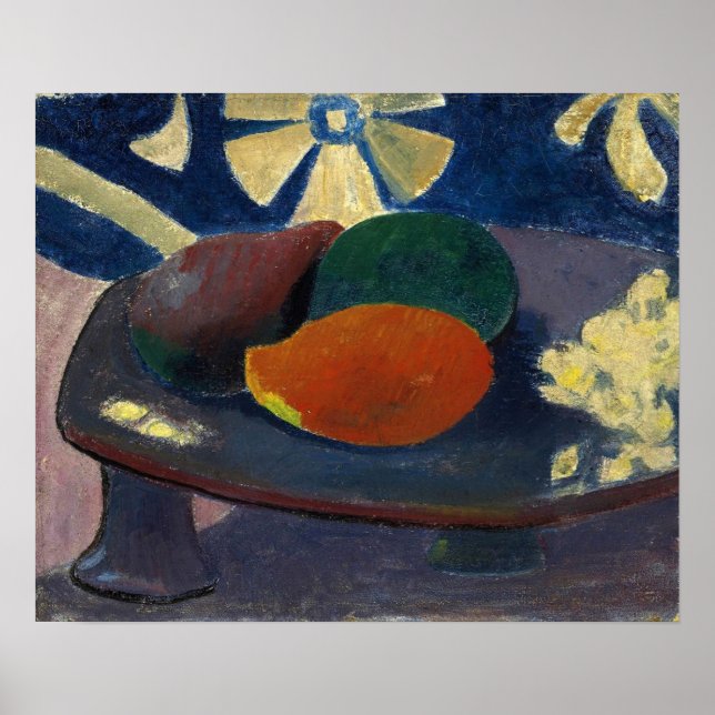 Affiche Gauguin - Nature morte avec trois mangues 1892 (Devant)