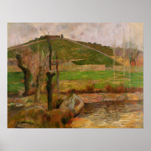 Affiche Gauguin - Paysage près de Pont-Aven 1888