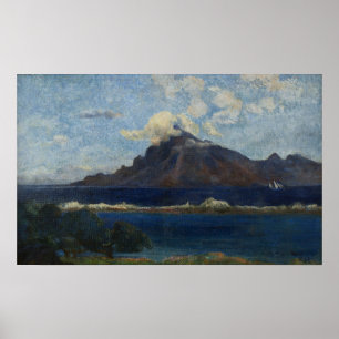 Affiche Gauguin - Paysage Te Vaa