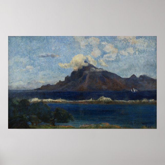Affiche Gauguin - Paysage Te Vaa (Devant)