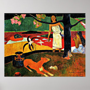 Affiche Gauguin - Tahitian Pastorale