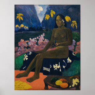Affiche Gauguin - Te Aa No Areois (La Semence des Areoi)