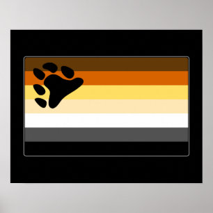 Affiche Gay Bear Pride Flag