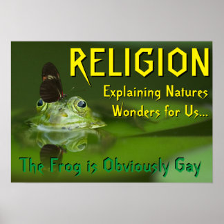 Affiche Gay Frog
