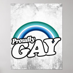 Affiche Gay masculin et fier