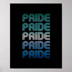 Affiche Gay masculin Rétro Fierté Fierté