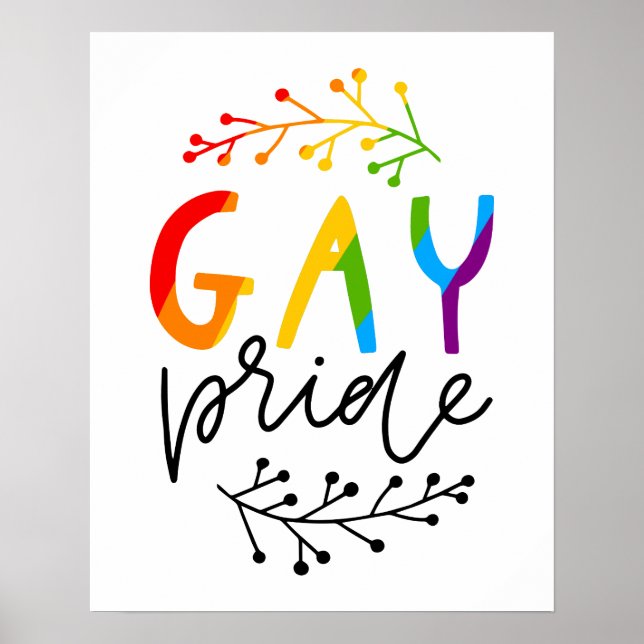 Affiche Gay Pride (Devant)