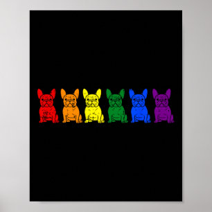 Affiche Gay pride De Fierté Lgbt-q Ally Chien Puppy Lover