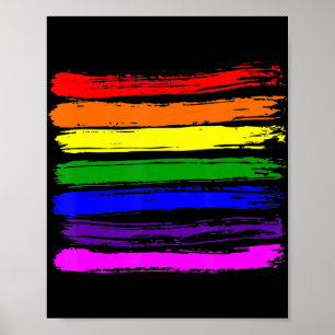 Affiche GAY PRIDE du drapeau Gay pride LGBT 2022
