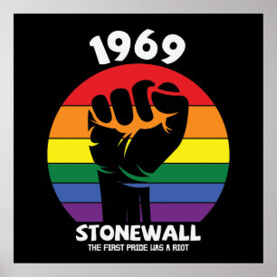 Affiche Gay pride du souvenir de Stonewall Riot