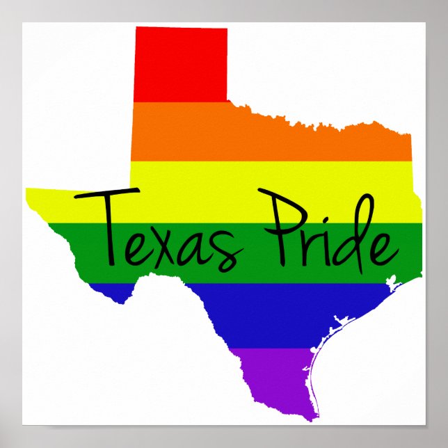 Affiche Gay pride du Texas (Devant)