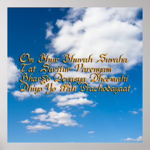 Affiche Gayatri mantra